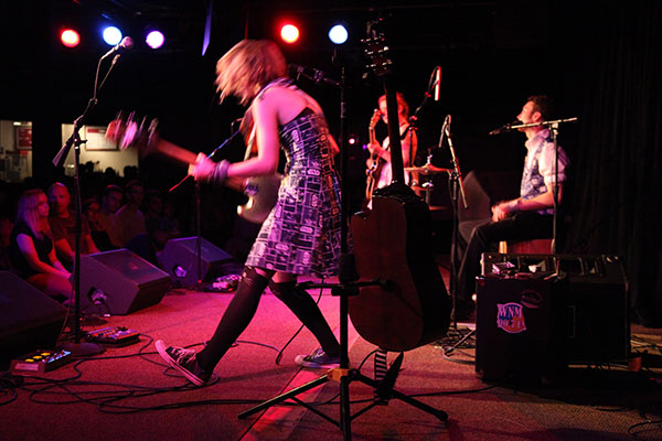 performers on The Ark stage